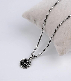 Erkek kutup Yıldızı Çelik Kolye