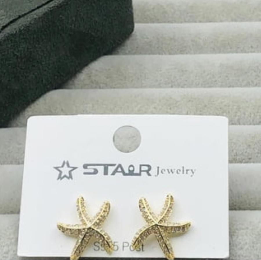 Deniz yıldızı küpe