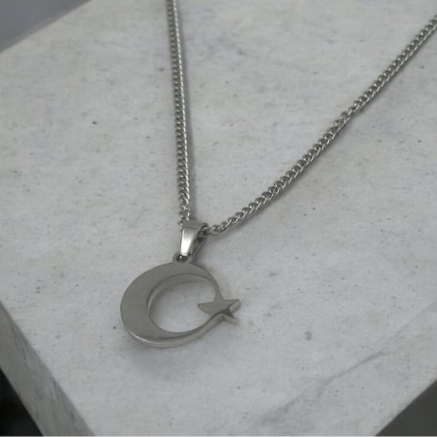Ay yıldız kolye