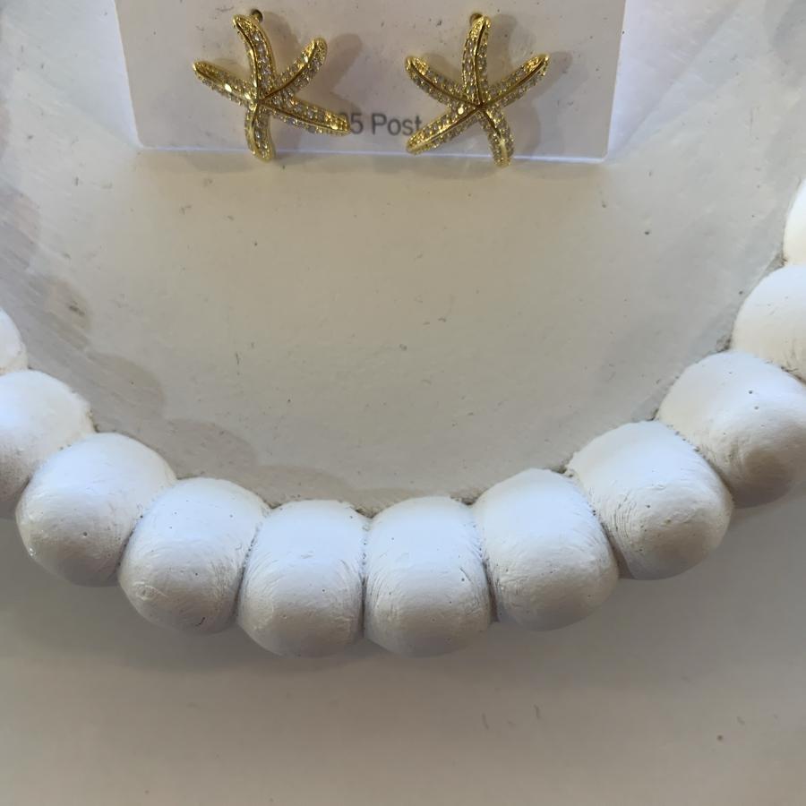 Deniz yıldızı küpe