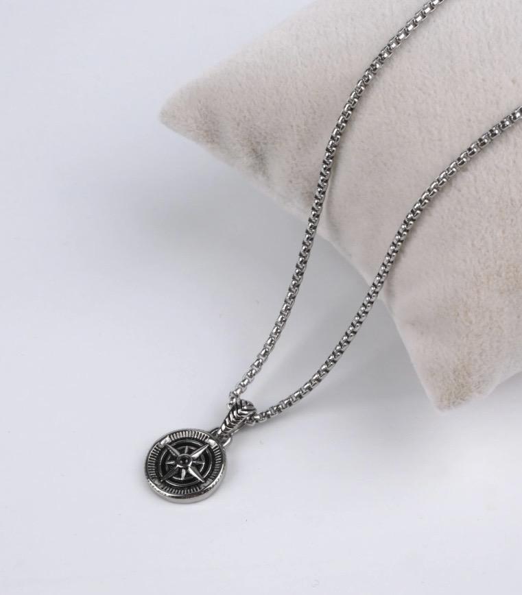 Erkek kutup Yıldızı Çelik Kolye